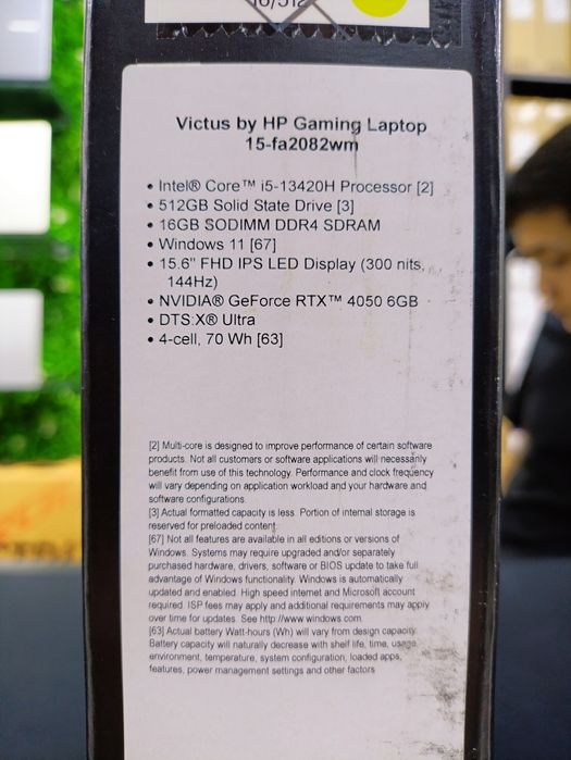 HP Victus Gaming i5 13th 4050