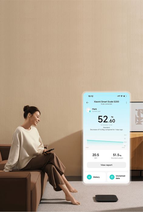 Напольные умные весы Xiaomi scale s200