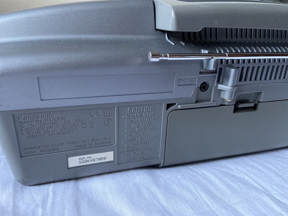 Radio-CD cu caseta Panasonic RX-ES30, stare exceptionala.