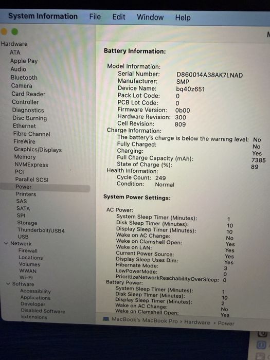 Apple MacBook Pro 16 2019 i9 2.3ghz 32GB RAM 1TB SSD CA NOU