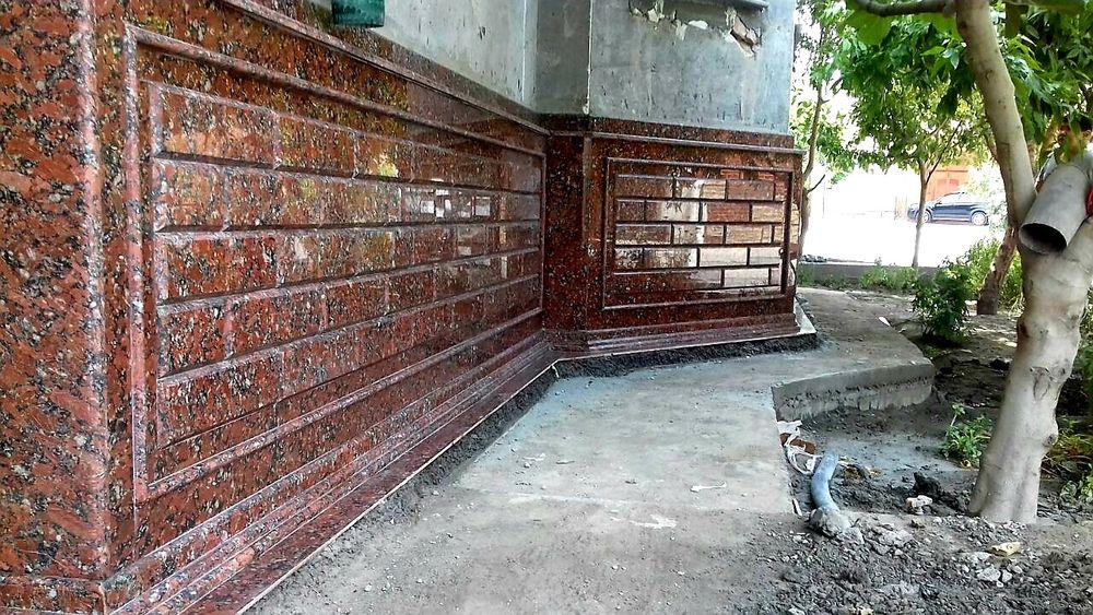 Профессиональная Установка ГРАНИТ на Цокол и на ФАСАД. Стаж 16 лет.