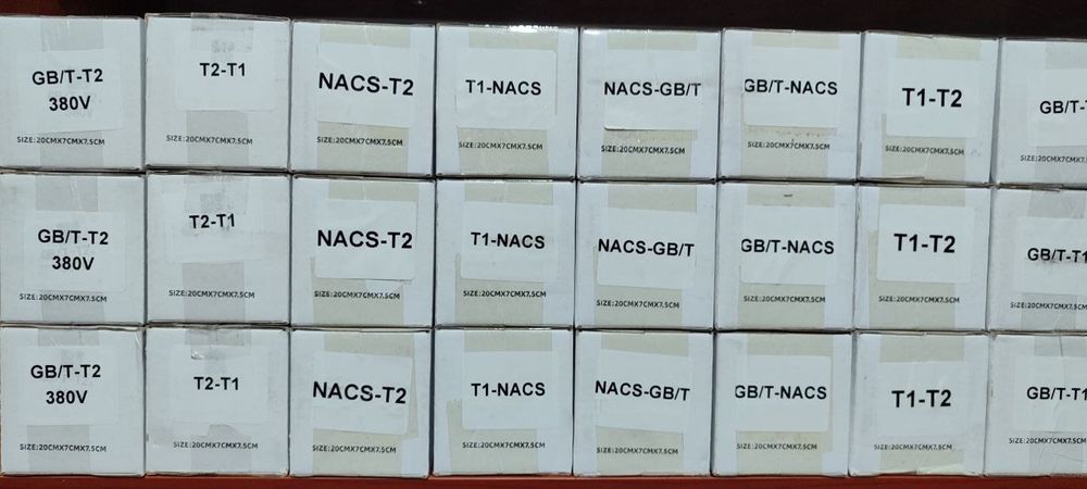 Разные Адаптера переходники 7-22квт оптовые цены GBT TYPE1 TAPE2 NACS