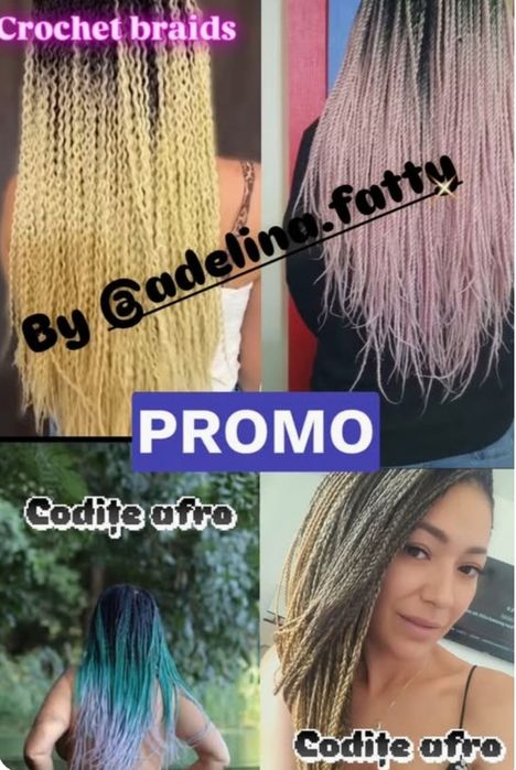 Codițe afro, cornrows, extensii afro, microring, dreduri faux locs