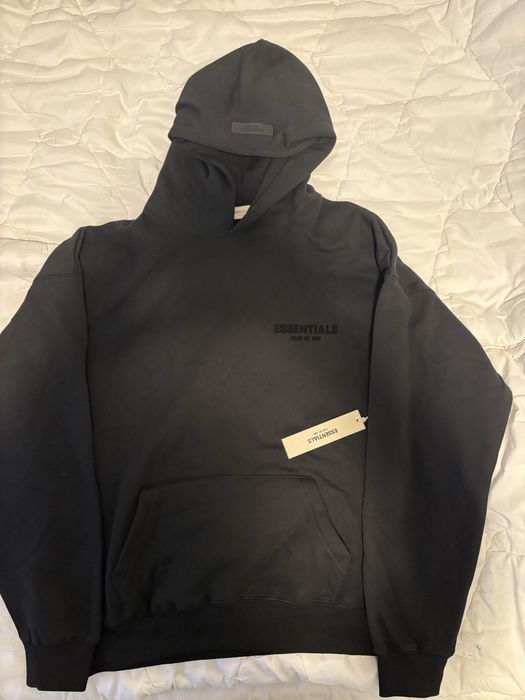 Hanorac Essentials Fear of God – Negru, M NOU cu etichetă