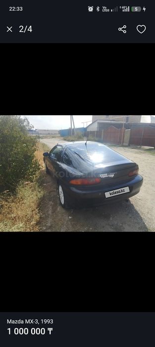 Mazda MX_3 сатылады или обымен