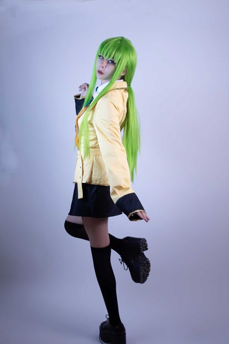 Code Geass C.C  косплей костюм и перука