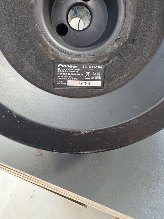 Subwoofer auto Pioneer TS-WX610A