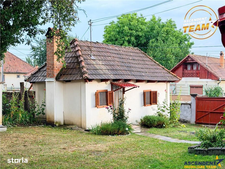 Casa cu teren generos de 1.315 mp, bucatarie de vara complet renovata