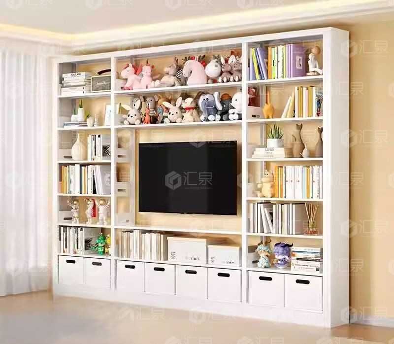 Домашний металлический книжный стеллаж / Стальной стеллаж для книг