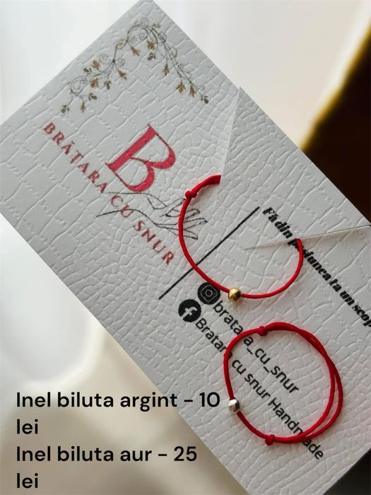 Martisoare bratari cu snur