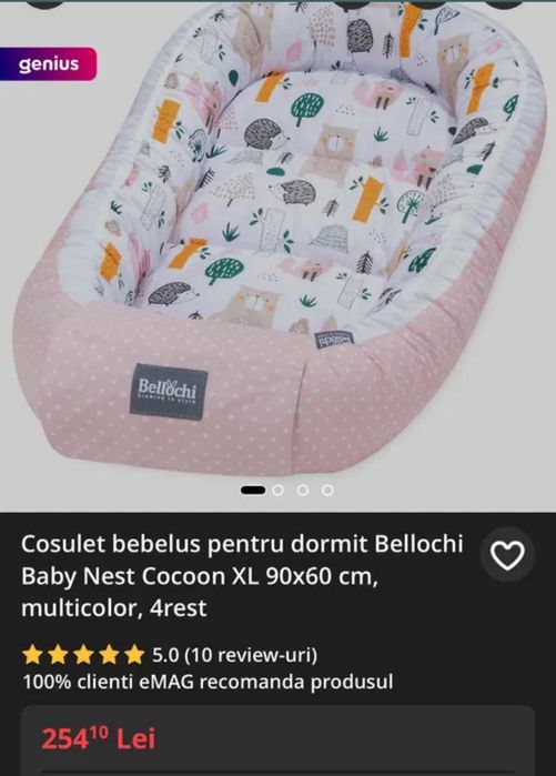 Coșuleț bebeluș Baby Nest Cocon