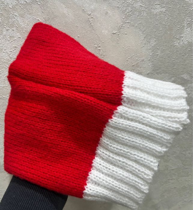 Дед мороз шапка (красная, отличного качества)