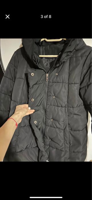 Зимно яке s размер ръкавици benetton+ 4 тениски