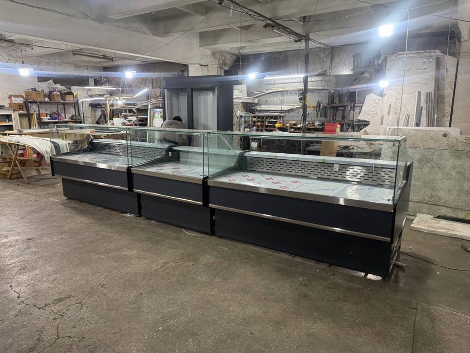 Витрина холодильник язсимиз заказ асосида Цех