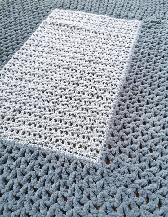 Плетено бебешко одеяло