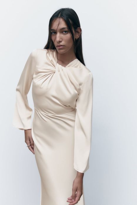 Rochie satinata Zara limited edition