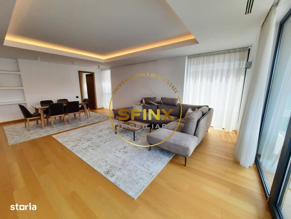 Primaverii, 4 room furnished apartment, large terrace, parking — fotografia 3