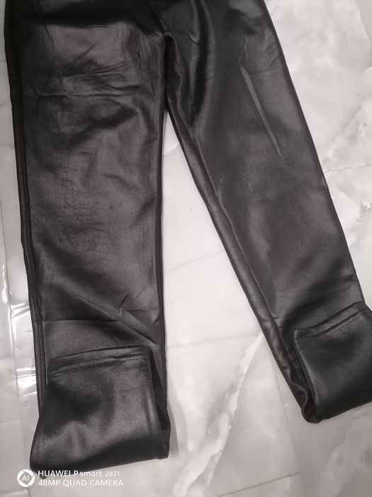 Colanți imitație piele