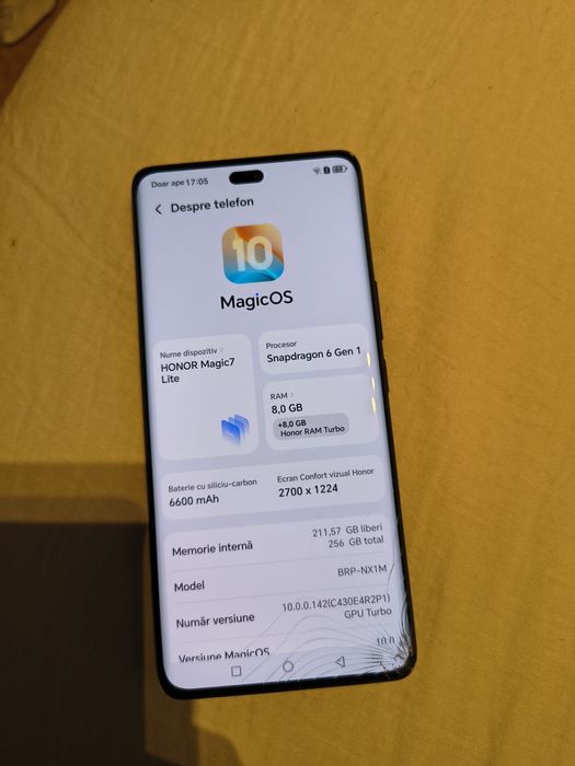 Vând schimb Honor Magic 7 lite