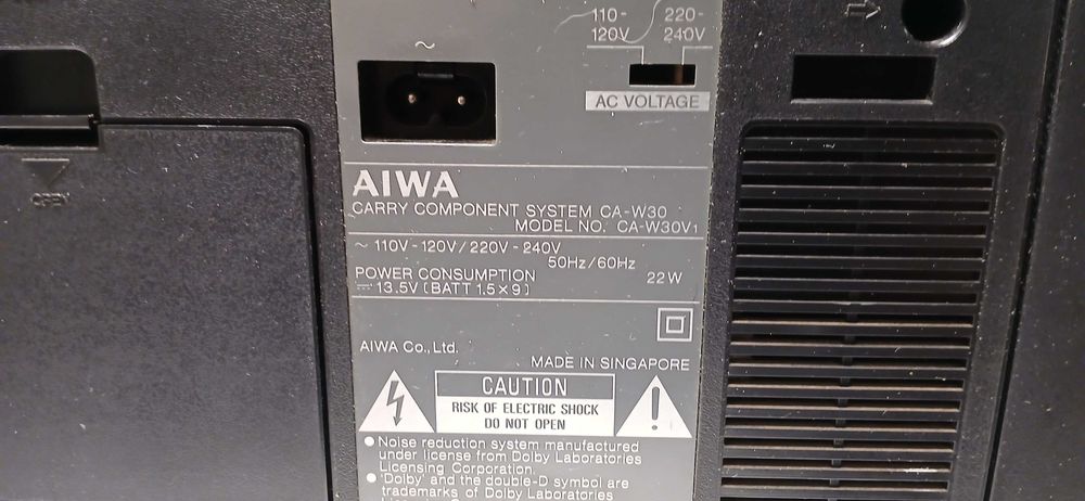 Ретро радиокасетофон AIWA CA-W 30