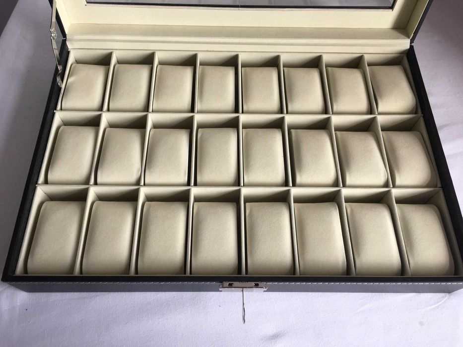 Cutie Caseta Depozitare Ceas-uri pentru 24. SIGILAT!