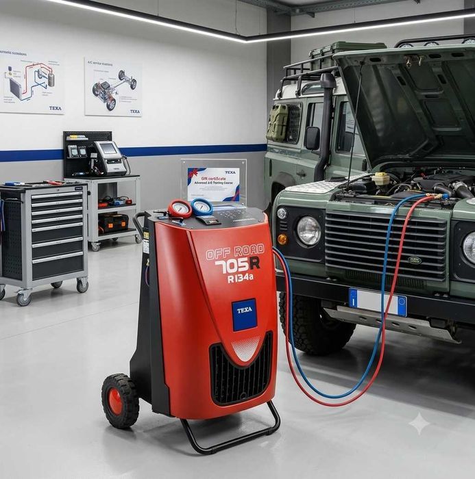 РАСПРОДАЖА Установка для заправки кондиционеров TEXA Konfort 705R
