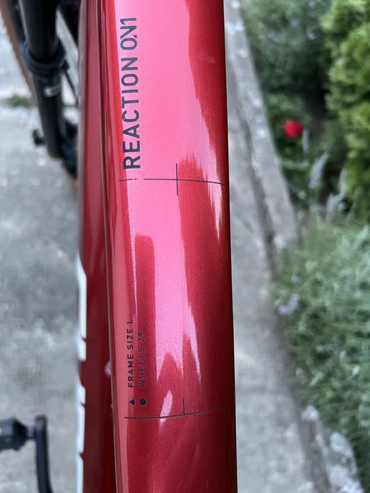 Bicicleta MTB CUBE REACTION ON1 Carbon L 29” C:62O Furca Aer 1x12