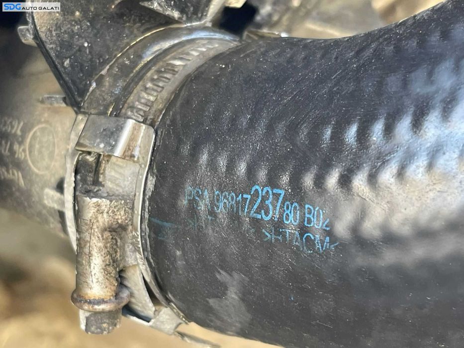 Furtun Conducta Tubulatura Aer Intercooler Peugeot 3008 2.0 HDI 2009 - 2016 Cod 9681723780 [C6159]