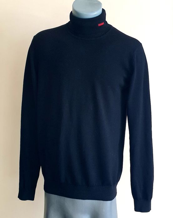 Hugo Boss HUGO Wool Knit Turtleneck M НОВО ОРИГИНАЛ Мъжко Вълнено Поло
