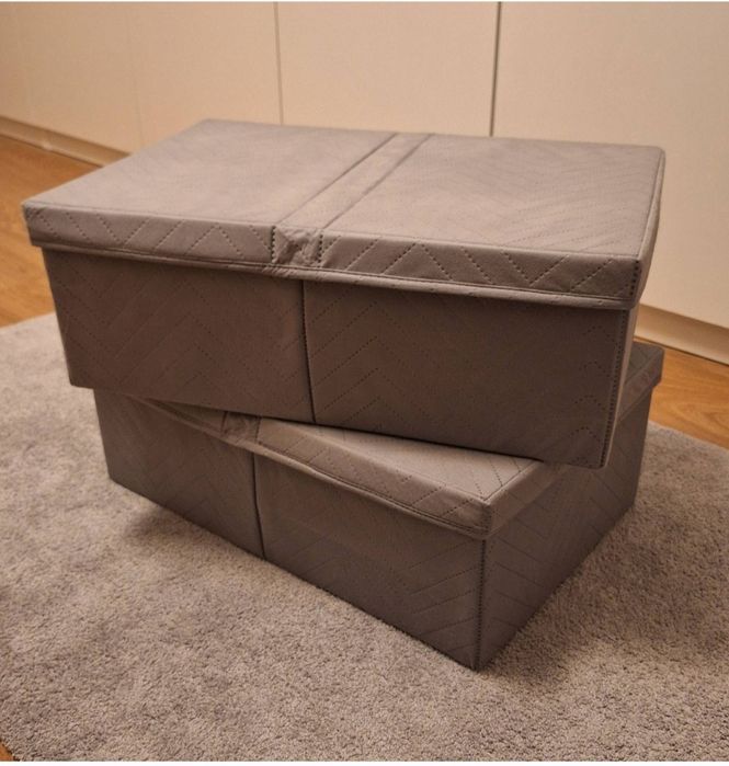 Икеа FULLSMOCKAD- кутия за дрехи с капак