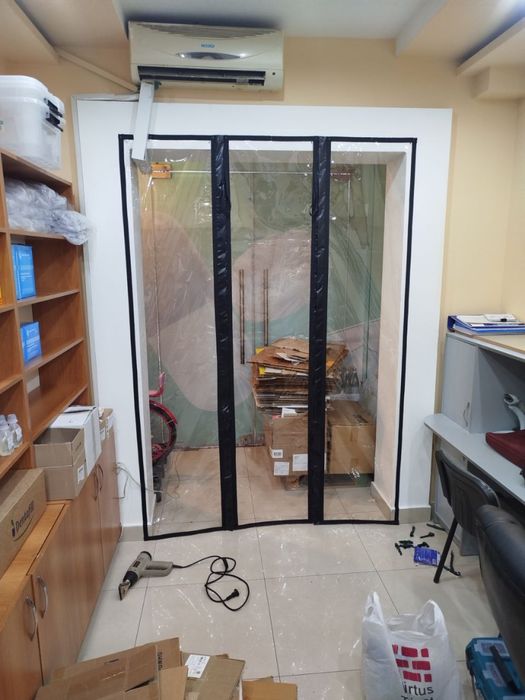 Магнитли парда пвх штора на магнитах завеса плёнка