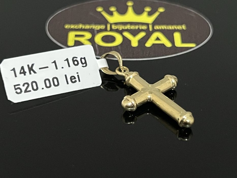 Bijuteria Royal CB : Pandant aur 14k 585  1,16 gr
