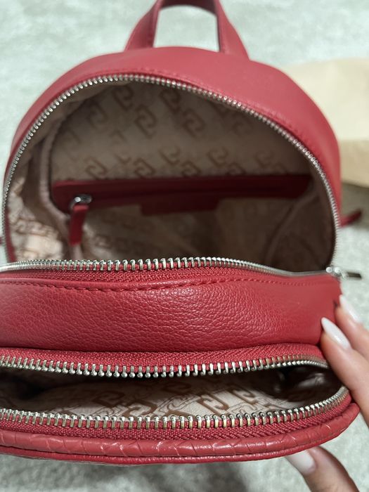 Liu Jo червена кожена раница