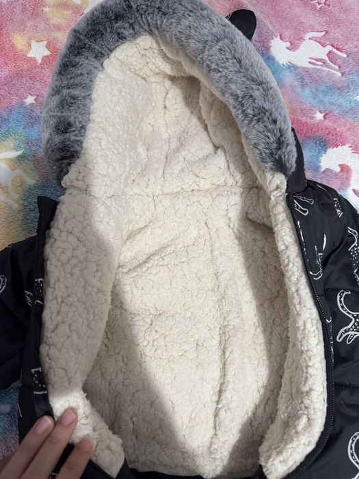 Детский теплый комбинезон на мальчика