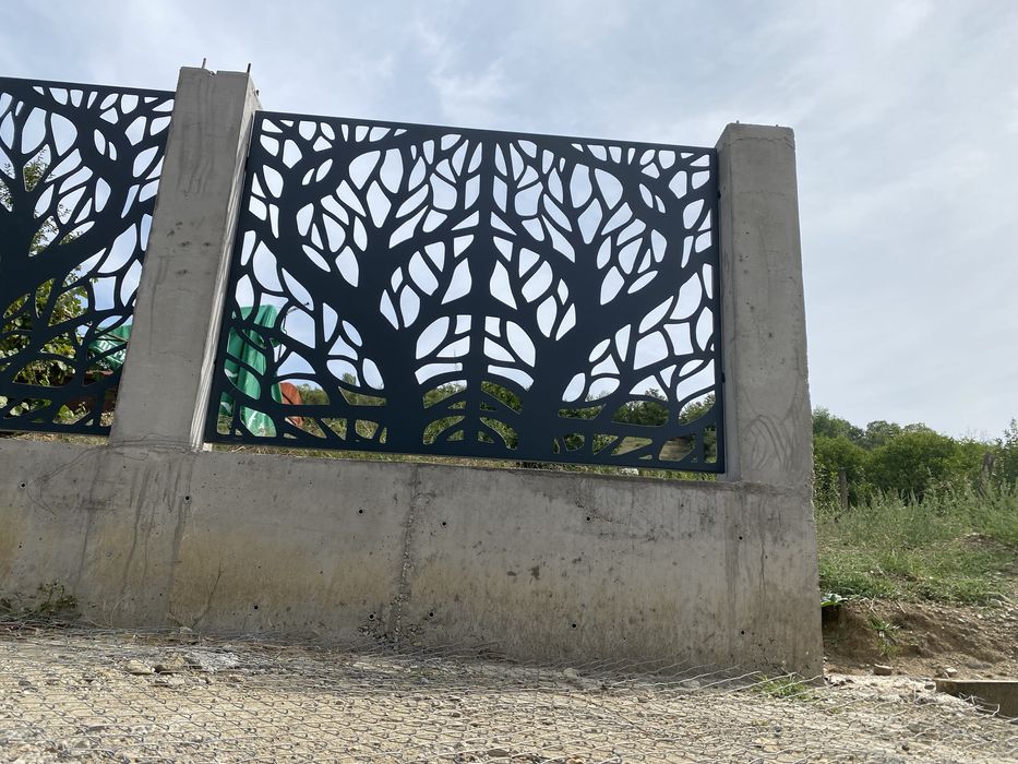 Изрязване на пана за врати, парапети, порти и др