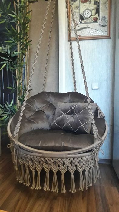 Шезлонг плетеный новый