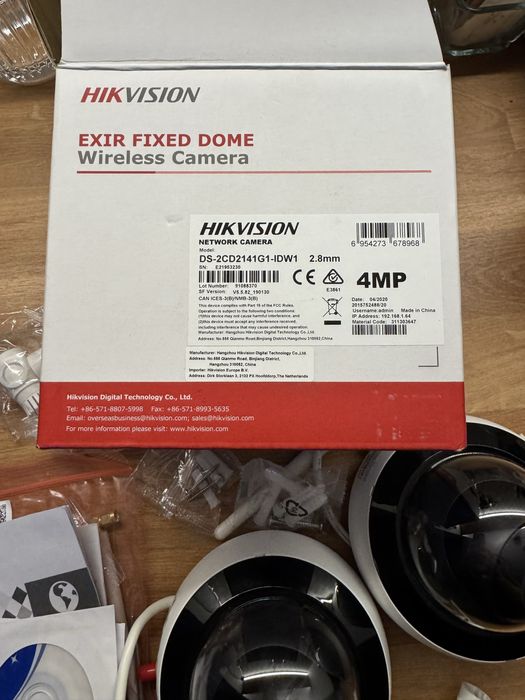 Camera IP Hikvision wireless  Dome 4MP