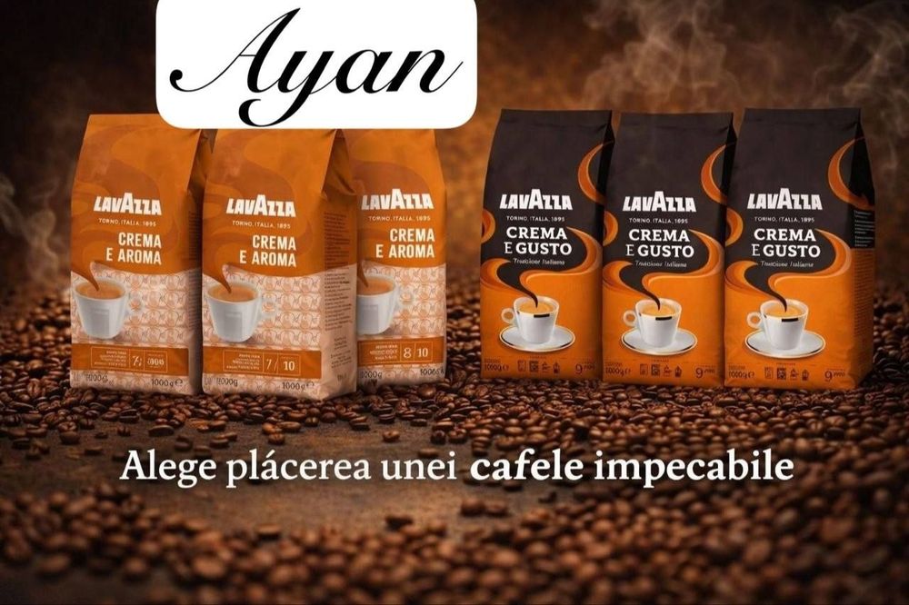 3 pungi de cafea boabe 1 kg fiecare sau 6 pungi