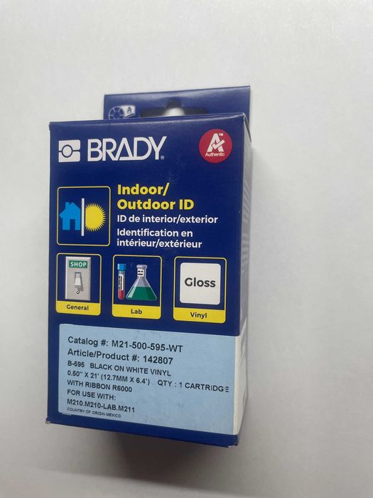 Картридж Brady M21_500_595_WT