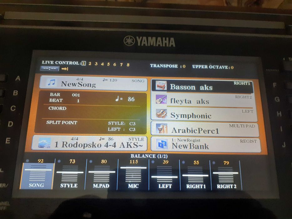 Yamaha s 770 mp3 wav player.