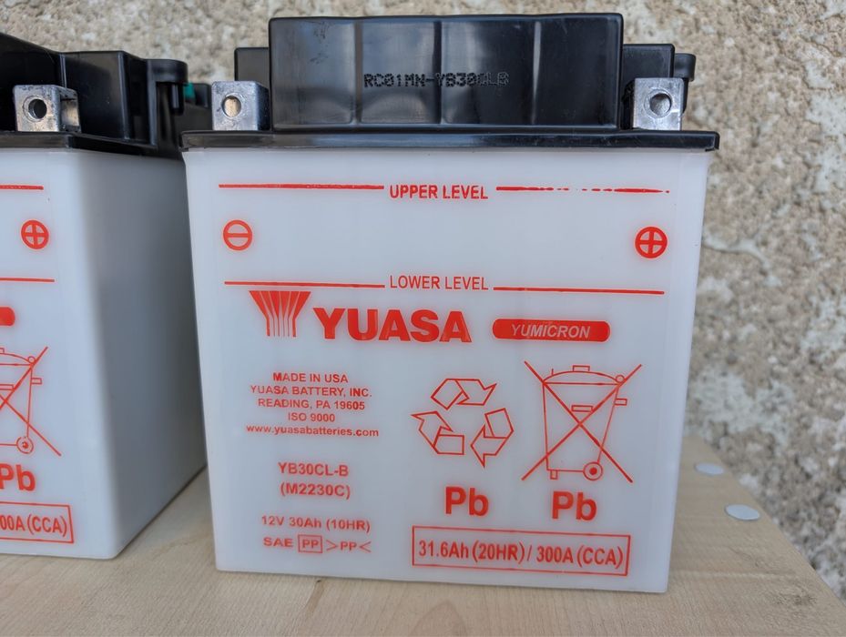 Baterie ATV/Moto  YUASA  12V 30Ah noua.