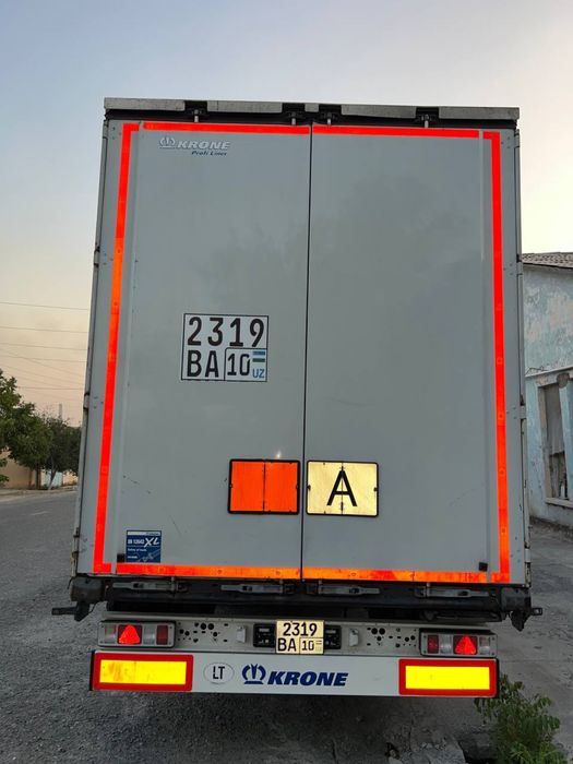 полуприцеп тентовка тент pritsep krone 2016 с бортом