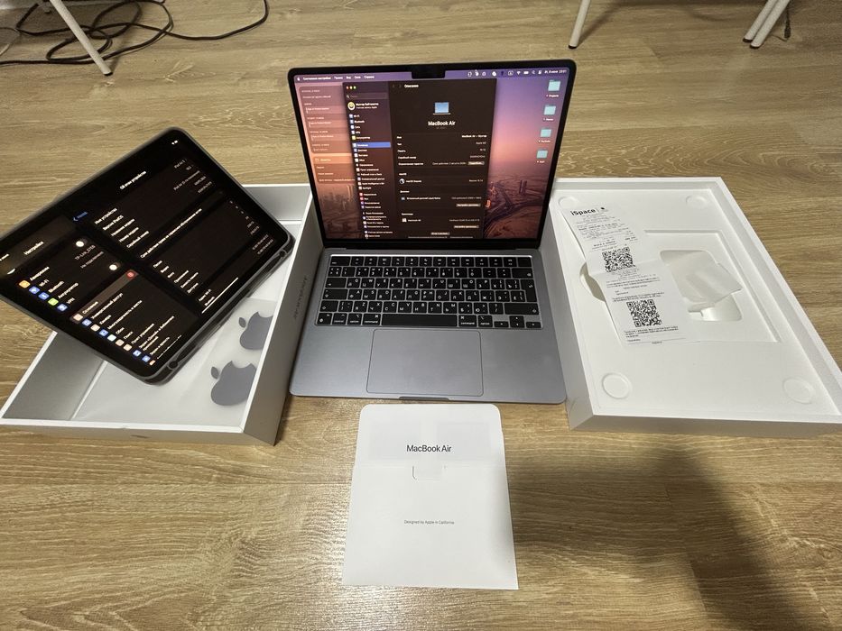 Macbook Air M2 16/256 + iPad