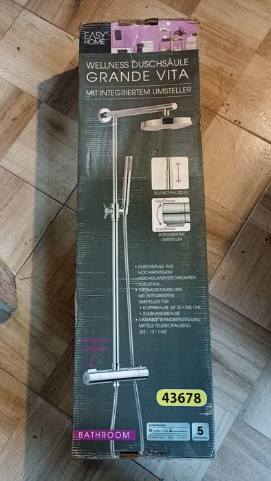 Set dus cu baterie termostatata