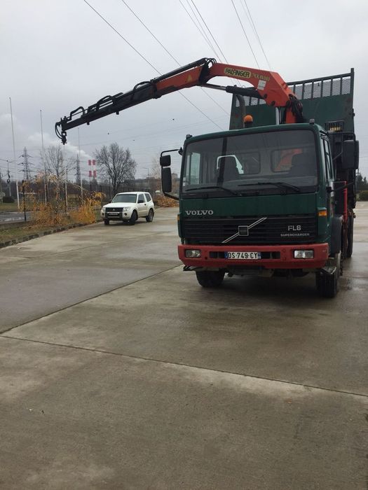 Volvo Fl619 Vand camion bascula cu macara