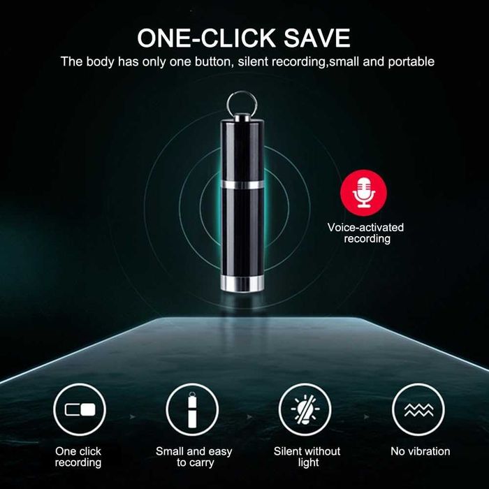 Reportofon spionaj, 500 ore inregistrare continua, ca nou