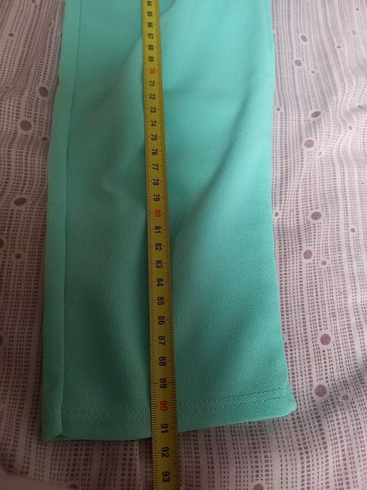 Pantaloni dama verde menta