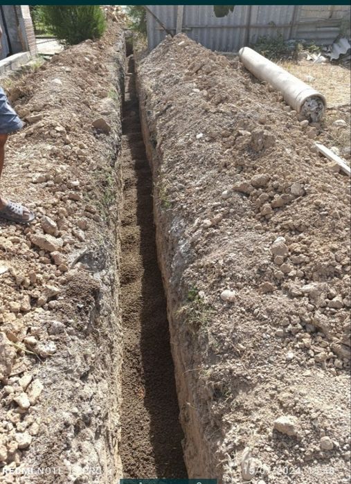 Ура, яма, траншея, подвал, қазиш ишлари арзон ва сифатли