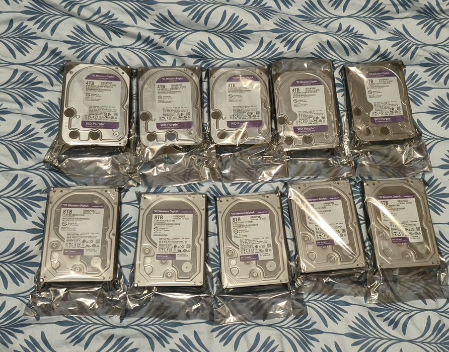 Western Digital 8TB WD Purple Surveillance Internal HDD