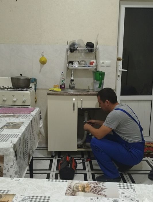 Чистка конализации Сантехника Засор на кухне Ремонт труб конализации